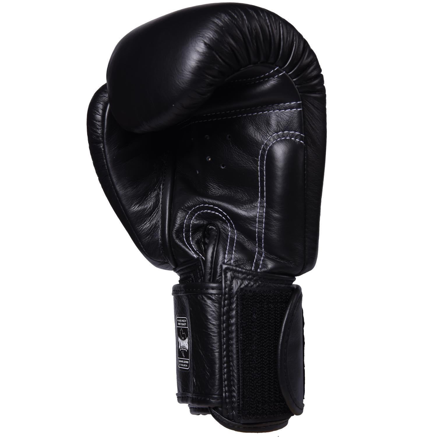 TwinsTwins BGVL3-BK Boks Eldiveni Siyah Deri muay Thai Eldiveni