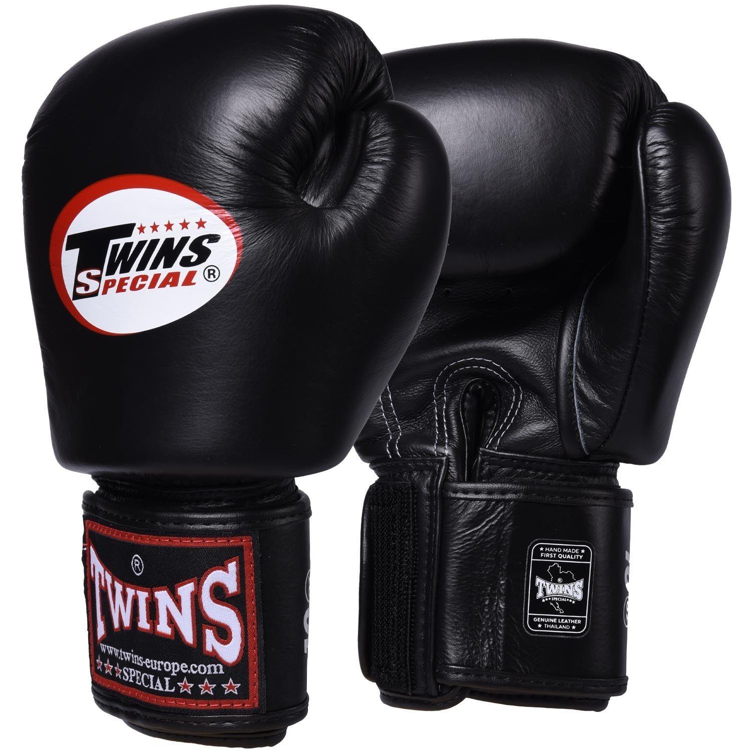 TwinsTwins BGVL3-BK Boks Eldiveni Siyah Deri muay Thai Eldiveni