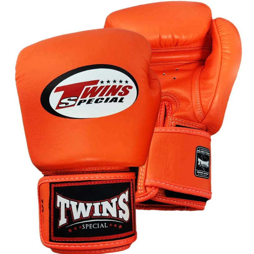 TwinsTwins BGVL3-OR Turuncu Boks Eldiveni Deri Muay Thai Eldiveni