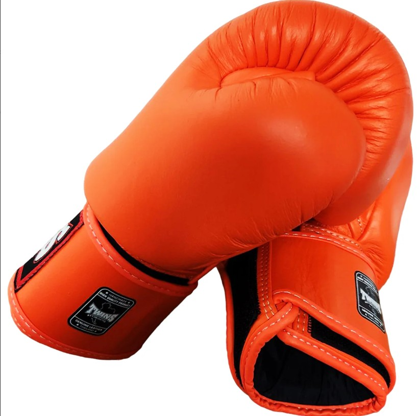 TwinsTwins BGVL3-OR Turuncu Boks Eldiveni Deri Muay Thai Eldiveni