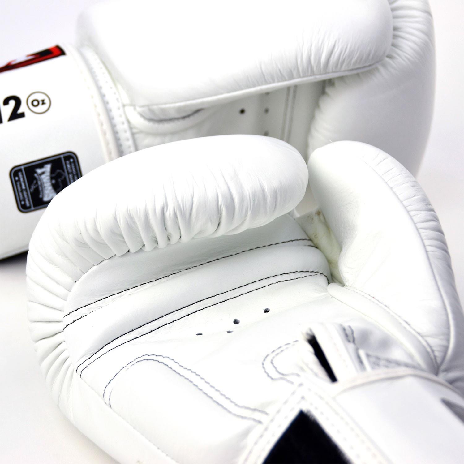 TwinsTwins BGVL3-WH Boks Eldiveni Beyaz Deri Muay Thai Eldiveni