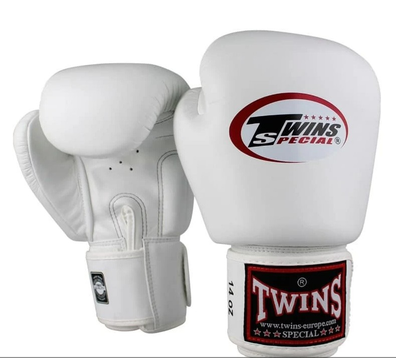 TwinsTwins BGVL3-WH Boks Eldiveni Beyaz Deri Muay Thai Eldiveni