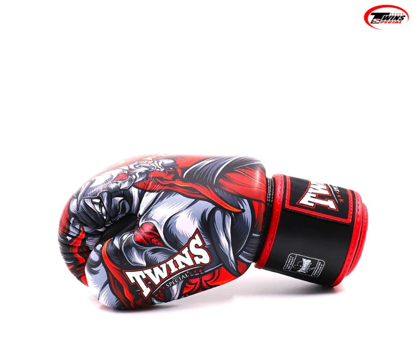 TwinsTwins FBGVL3-58RD Kabuki Boks Eldiveni Deri Muay Thai Eldiveni