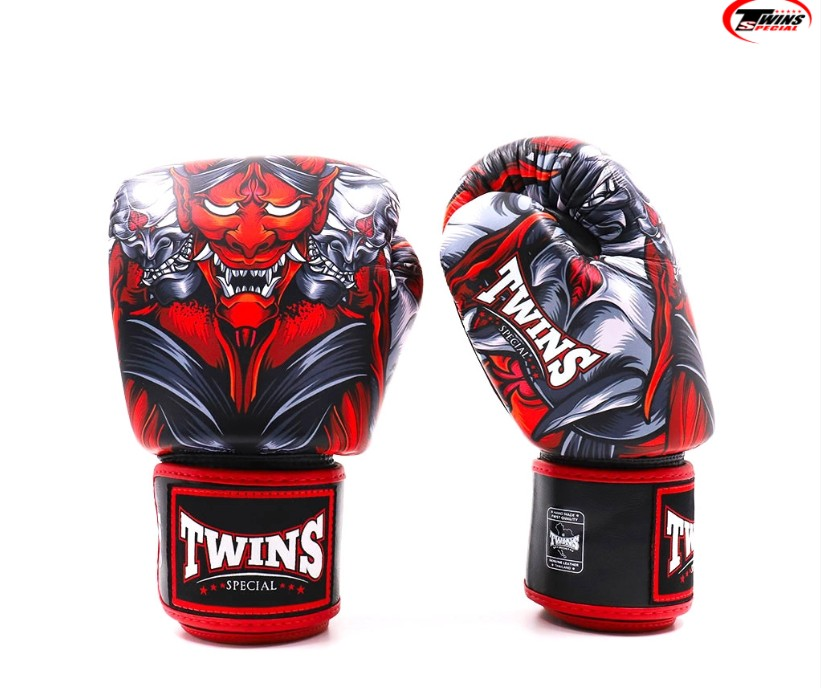 TwinsTwins FBGVL3-58RD Kabuki Boks Eldiveni Deri Muay Thai Eldiveni