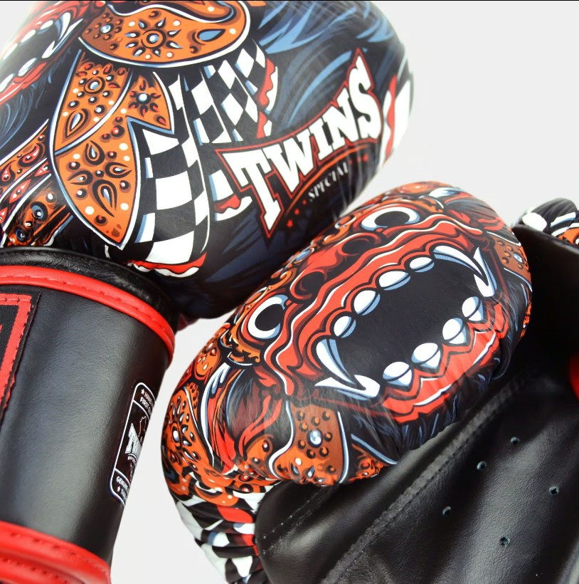 TwinsTwins FBGVL3-59 Barong Boks Eldiveni Deri Muay Thai Eldiveni