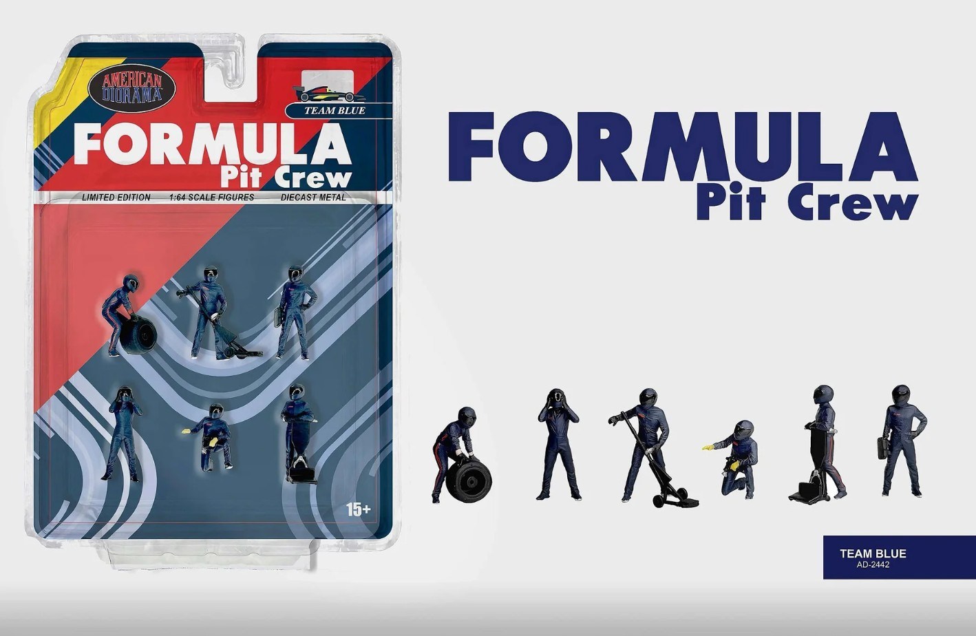 American Diorama Mijo Formula Team Blue