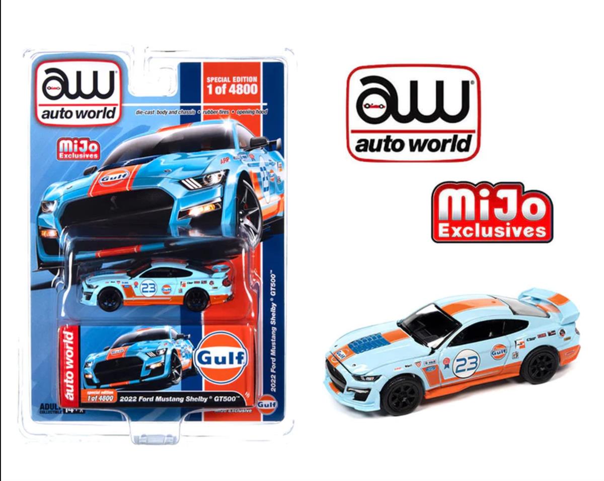 Auto World Mijo 2022 Ford Mustang Shelby GT500 Gulf