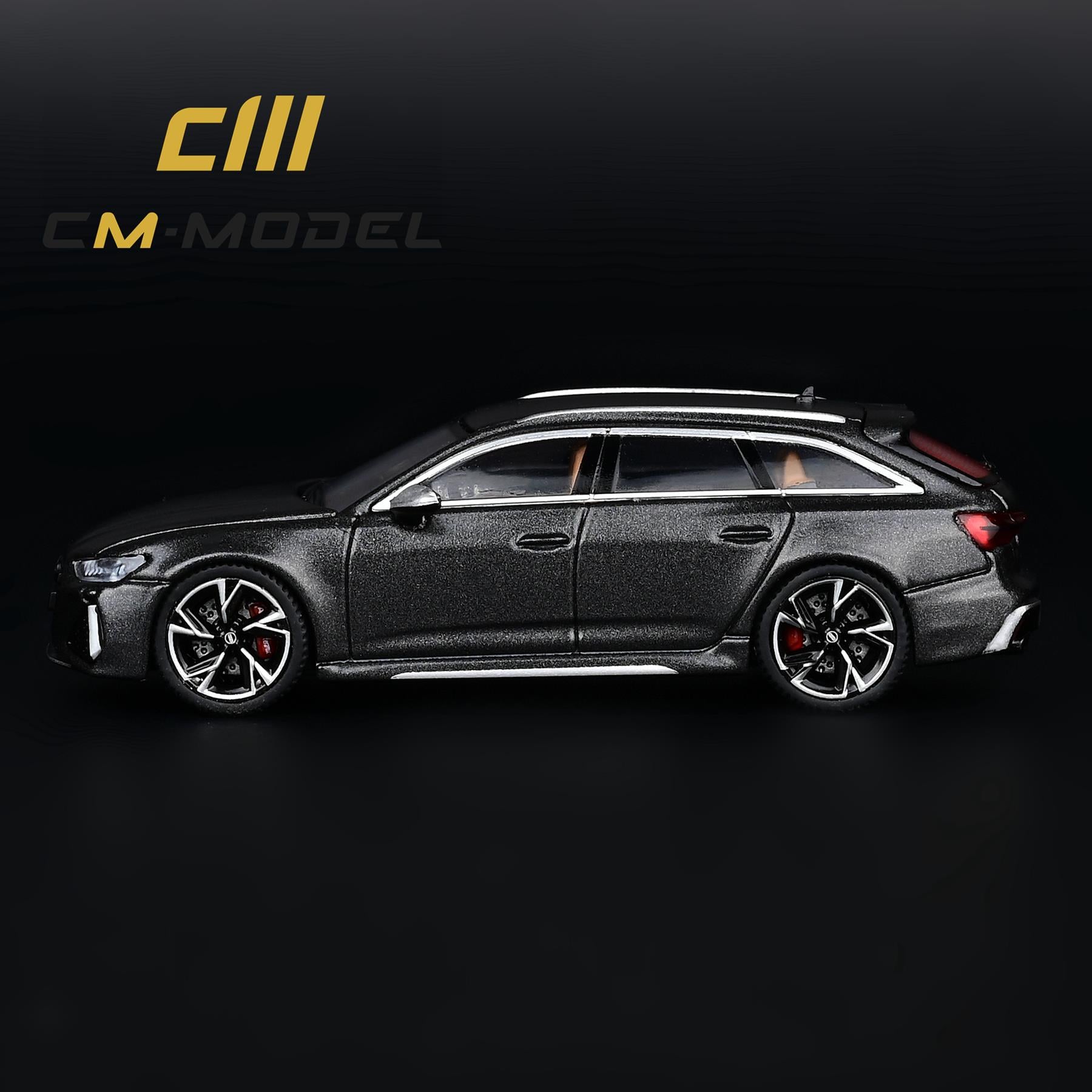 CM Model Audi RS6 Avant Volcanic Silver