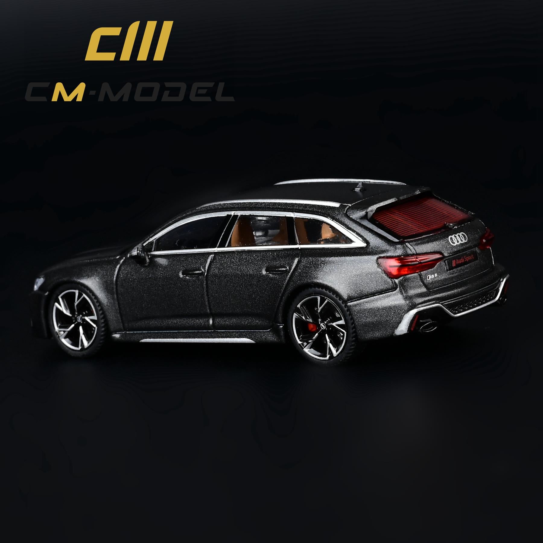 CM Model Audi RS6 Avant Volcanic Silver
