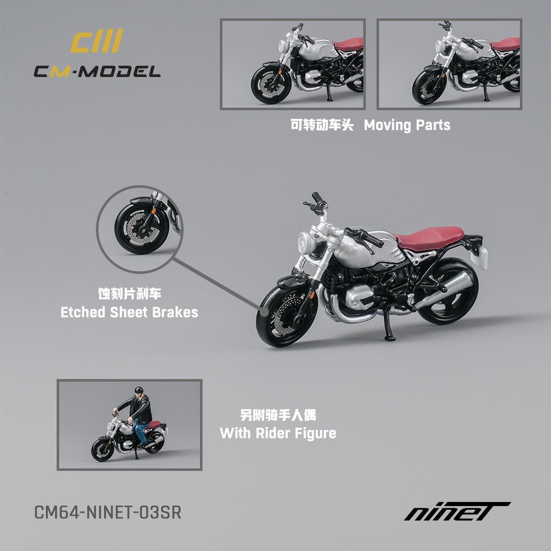 CM Model BMW NineT Silver N03