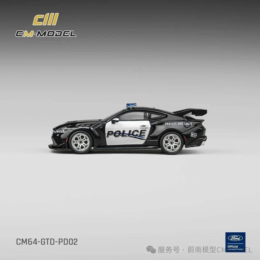 CM Model Ford Mustang GTD Police car 02