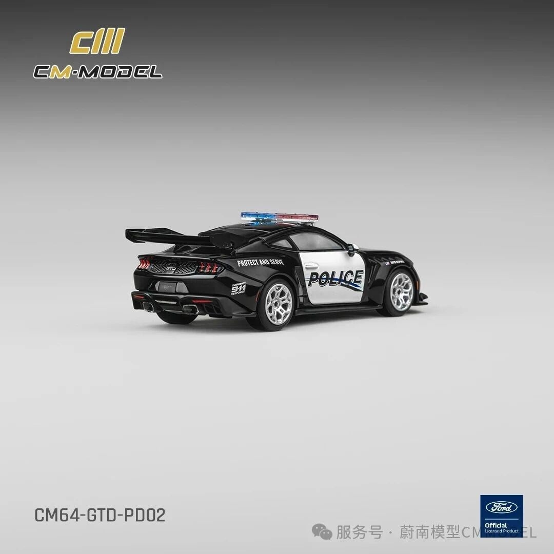 CM Model Ford Mustang GTD Police car 02