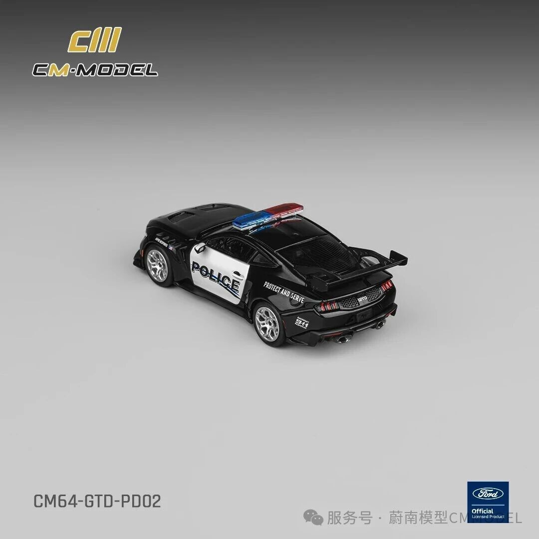 CM Model Ford Mustang GTD Police car 02