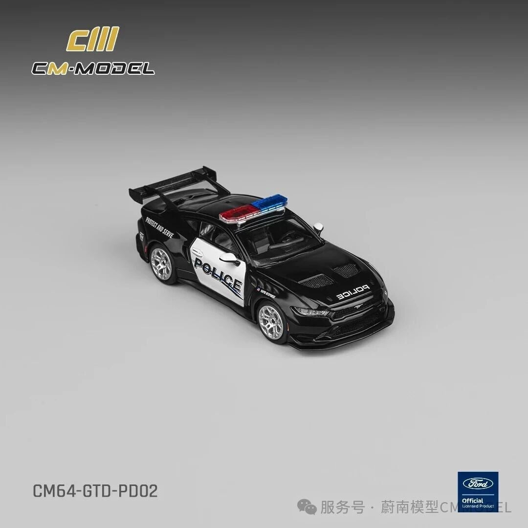 CM Model Ford Mustang GTD Police car 02