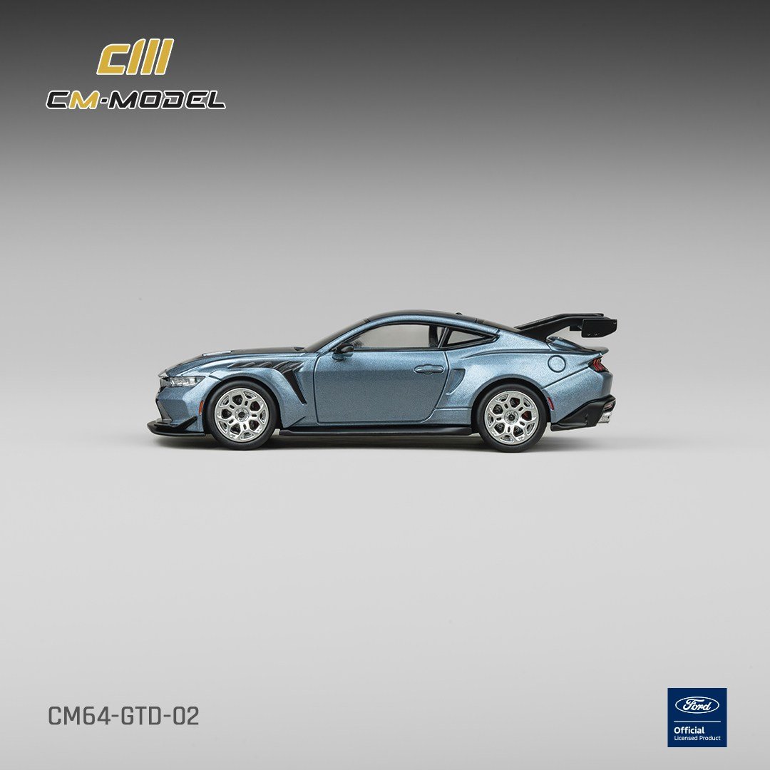 CM Model Ford Mustang GTD Thunder Blue
