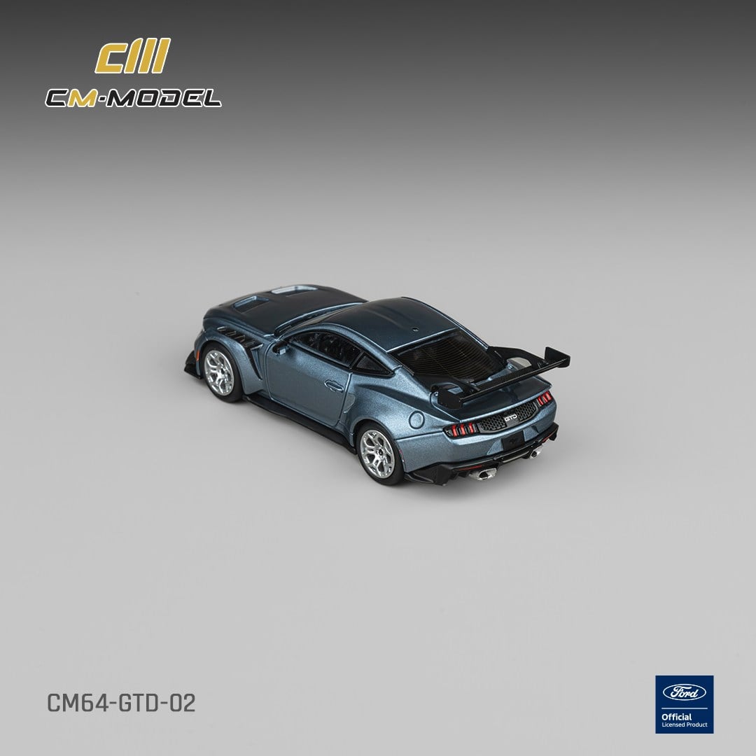 CM Model Ford Mustang GTD Thunder Blue