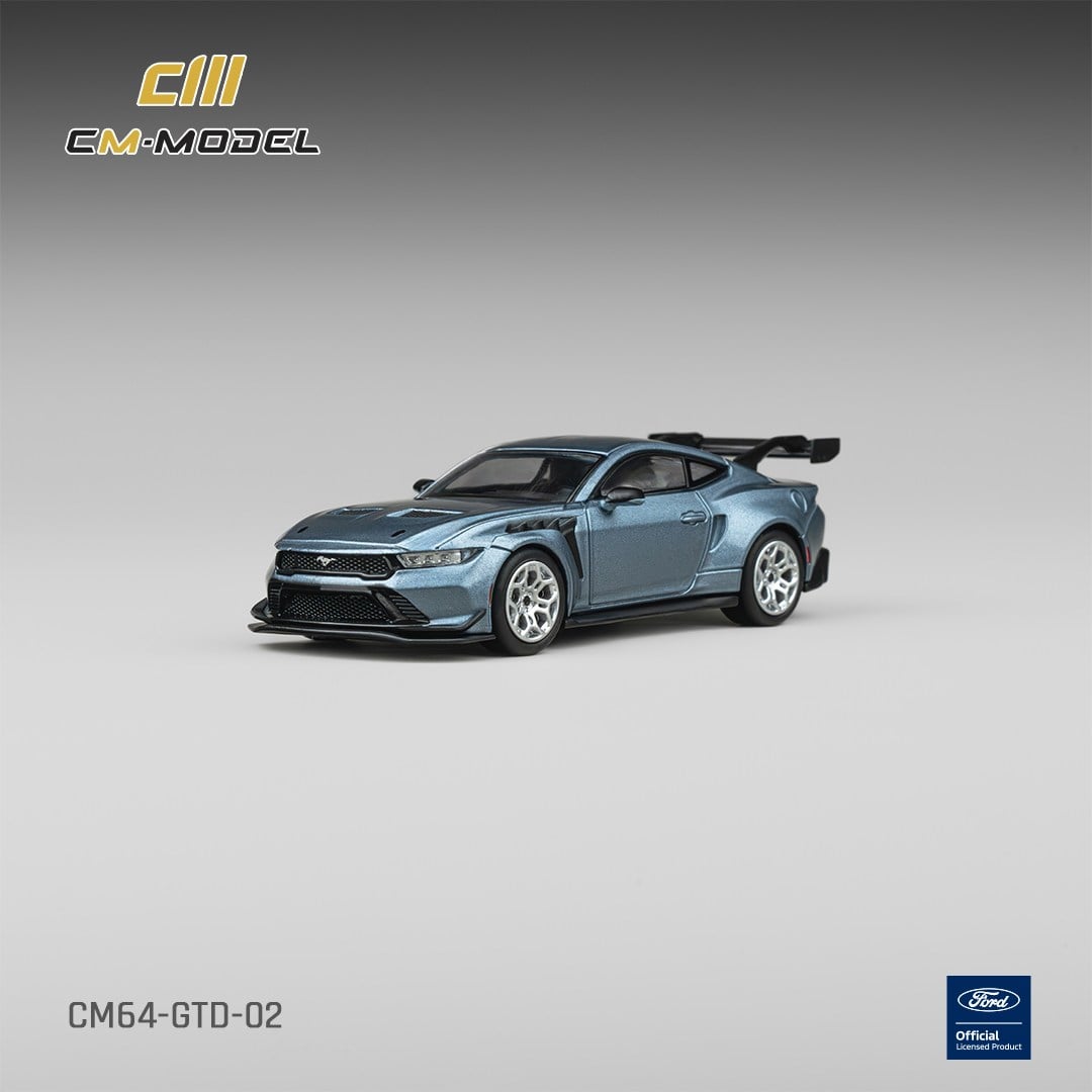 CM Model Ford Mustang GTD Thunder Blue