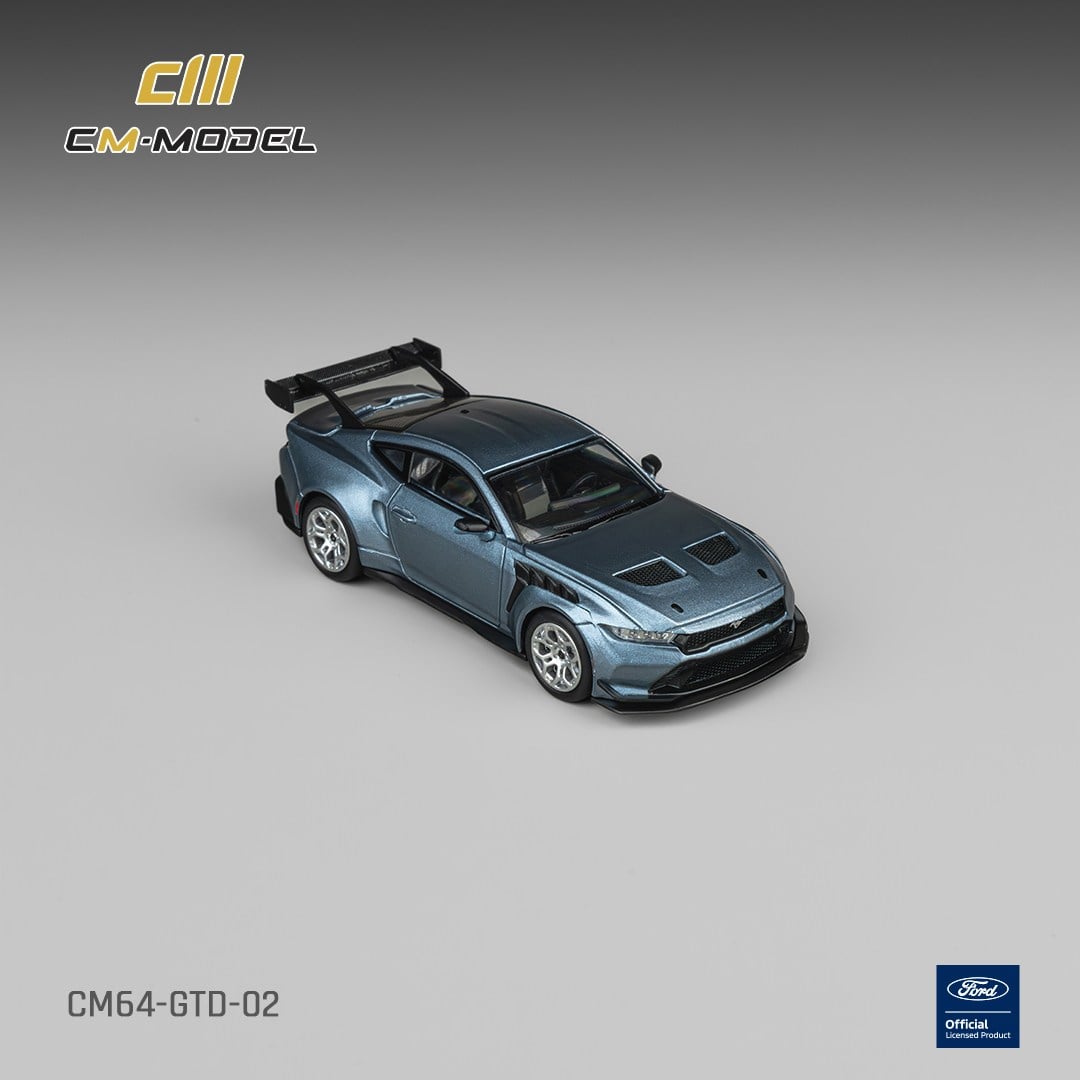 CM Model Ford Mustang GTD Thunder Blue