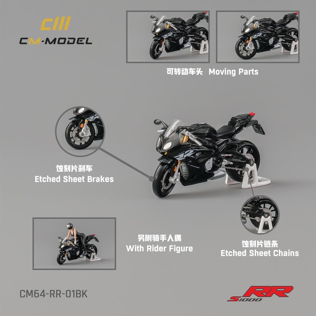 CM Model Honda S1000 RR Black R01