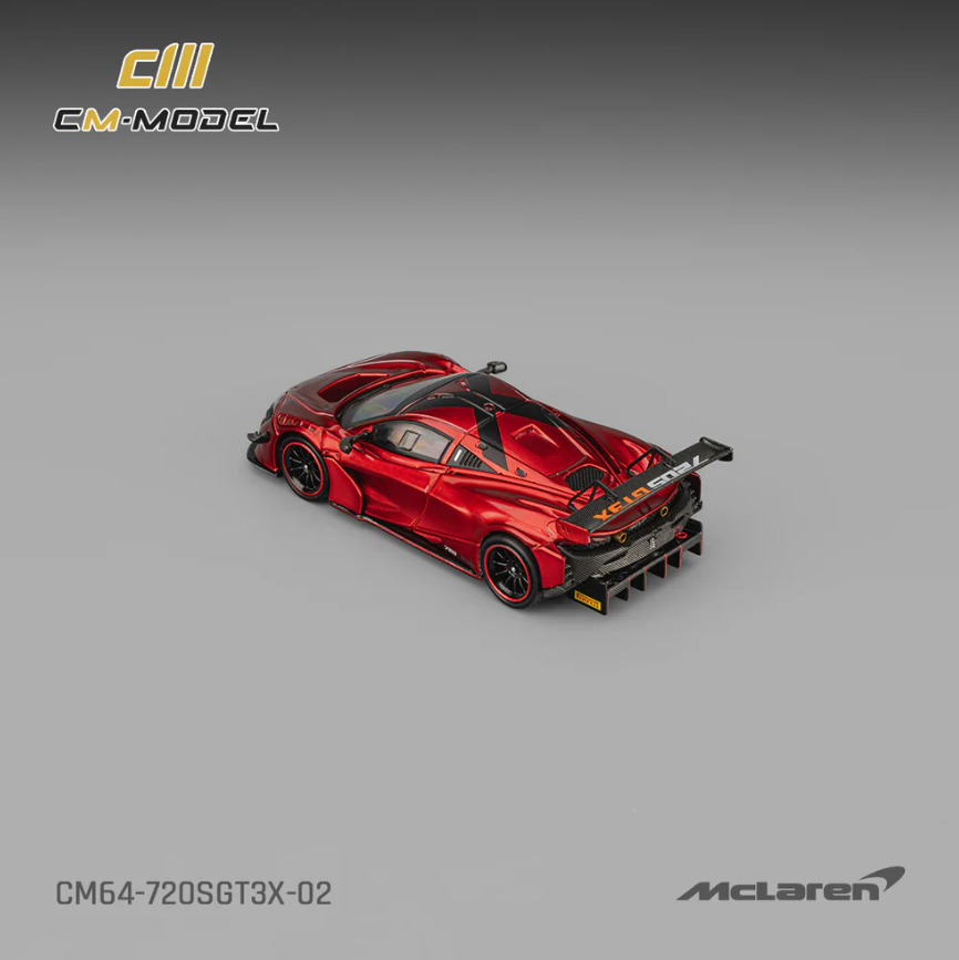 CM Model McLaren 720s GT3X Metallic Red