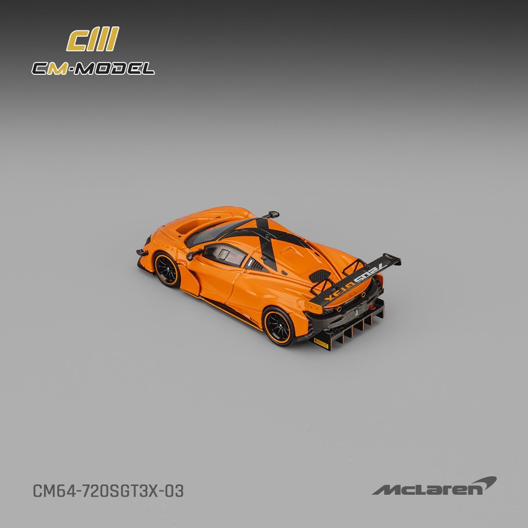 CM Model McLaren 720S GT3X Papaya Orange