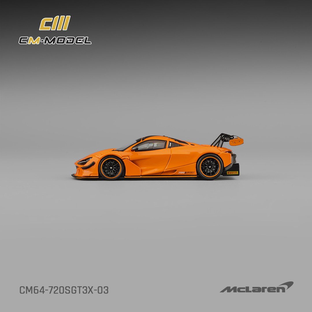 CM Model McLaren 720S GT3X Papaya Orange