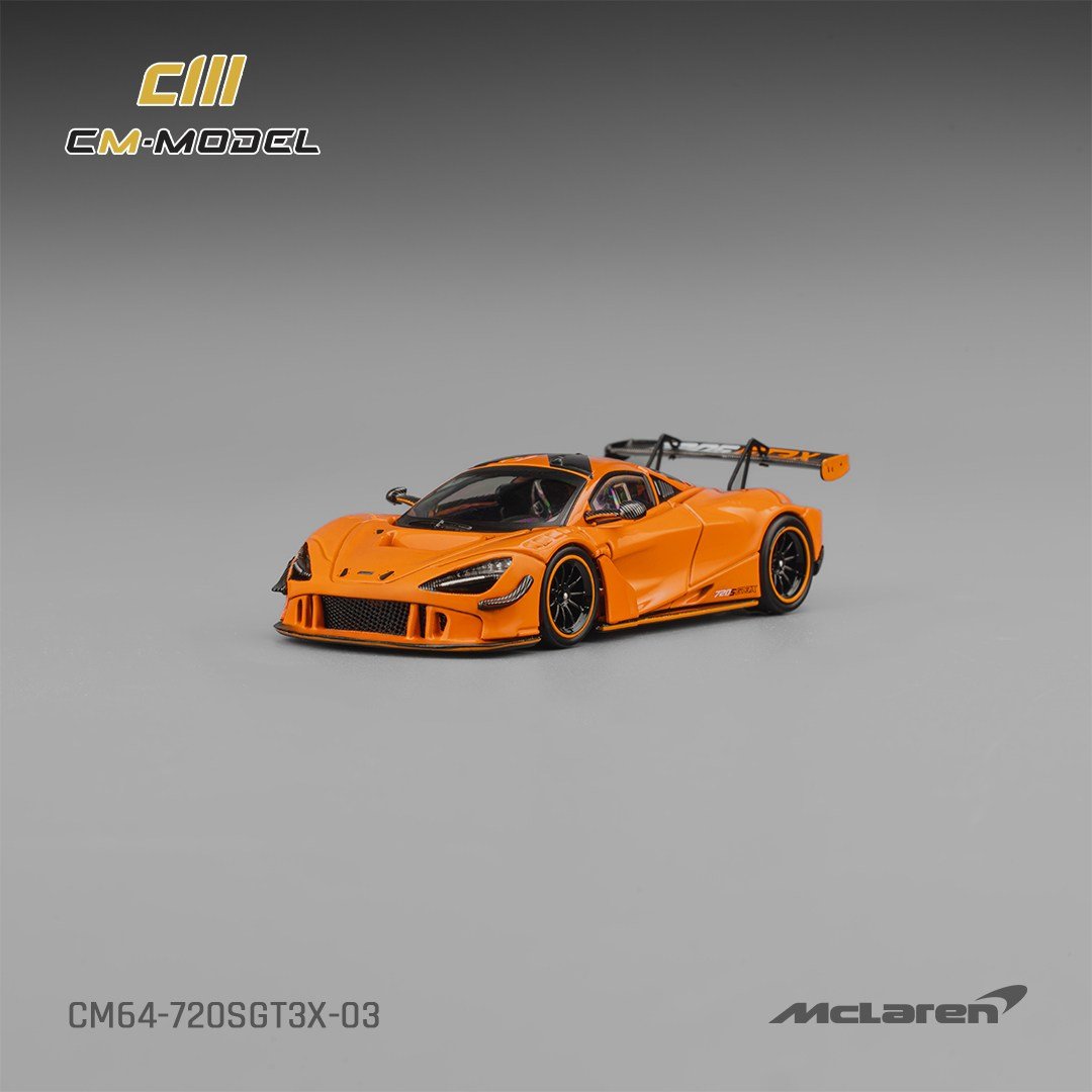 CM Model McLaren 720S GT3X Papaya Orange