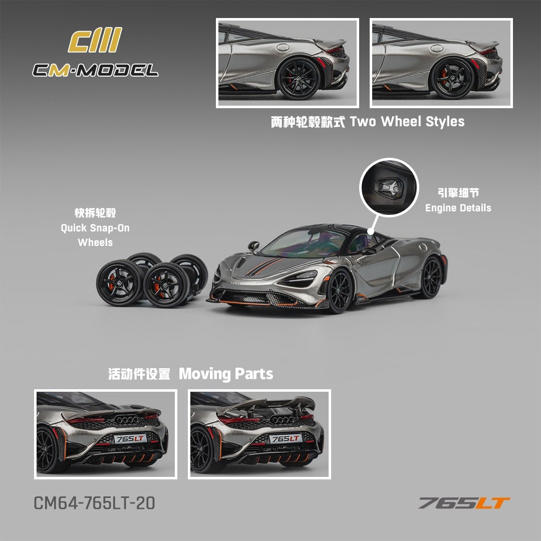 CM Model McLaren 765LT Silver