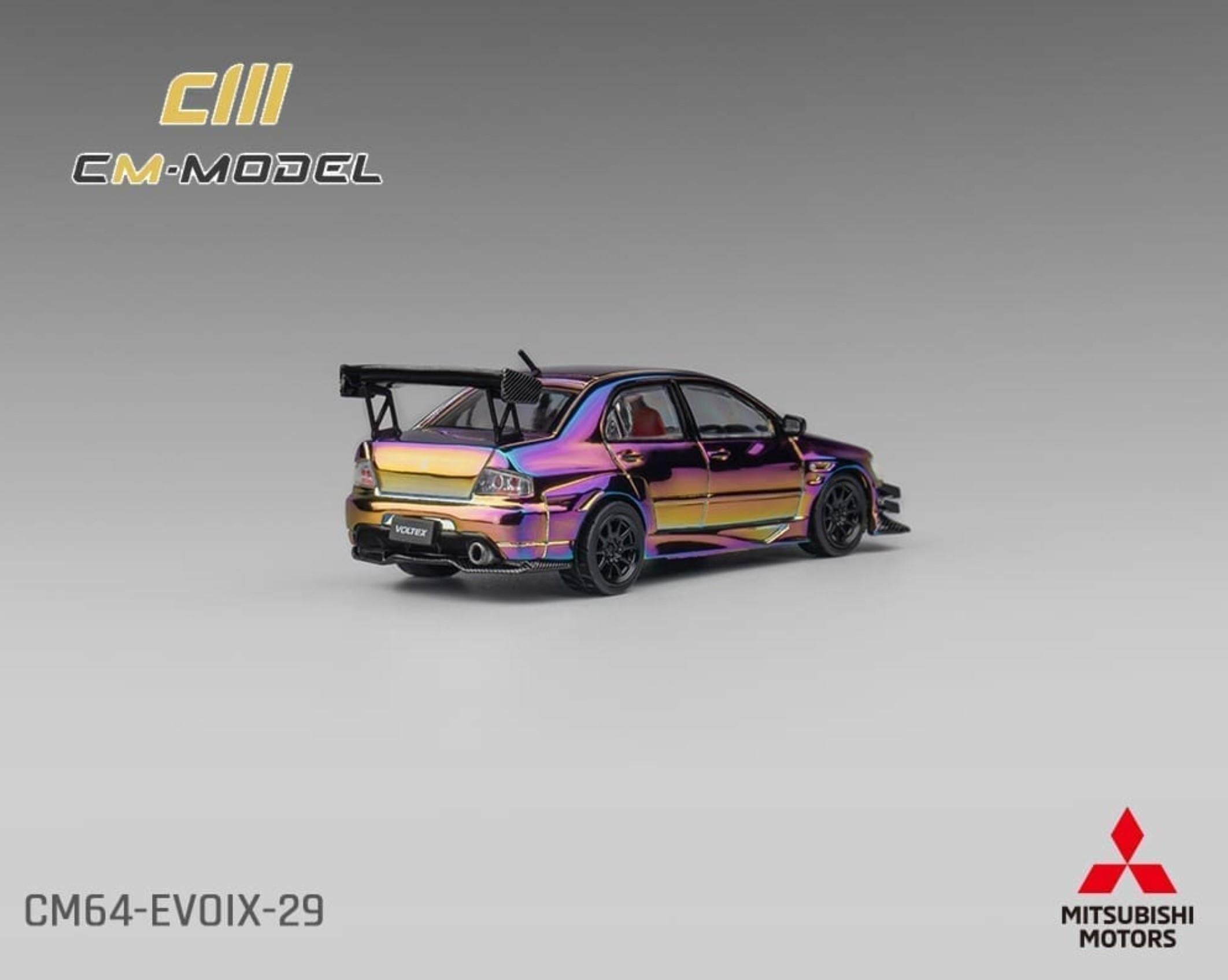 CM Model Mitsubishi Lancer Evolution IX Midnight Chrome