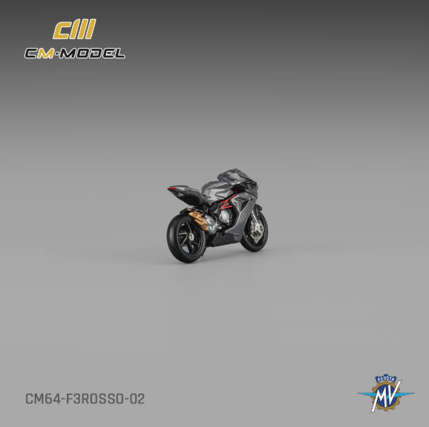 CM Model MV Augusta F3 Rosso Silver Grey