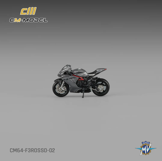 CM Model MV Augusta F3 Rosso Silver Grey