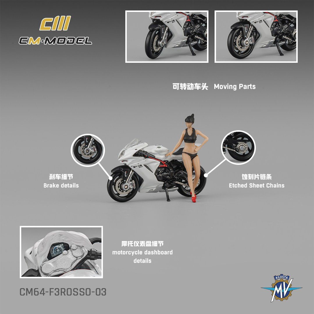 CM Model MV Augusta F3 Rosso White