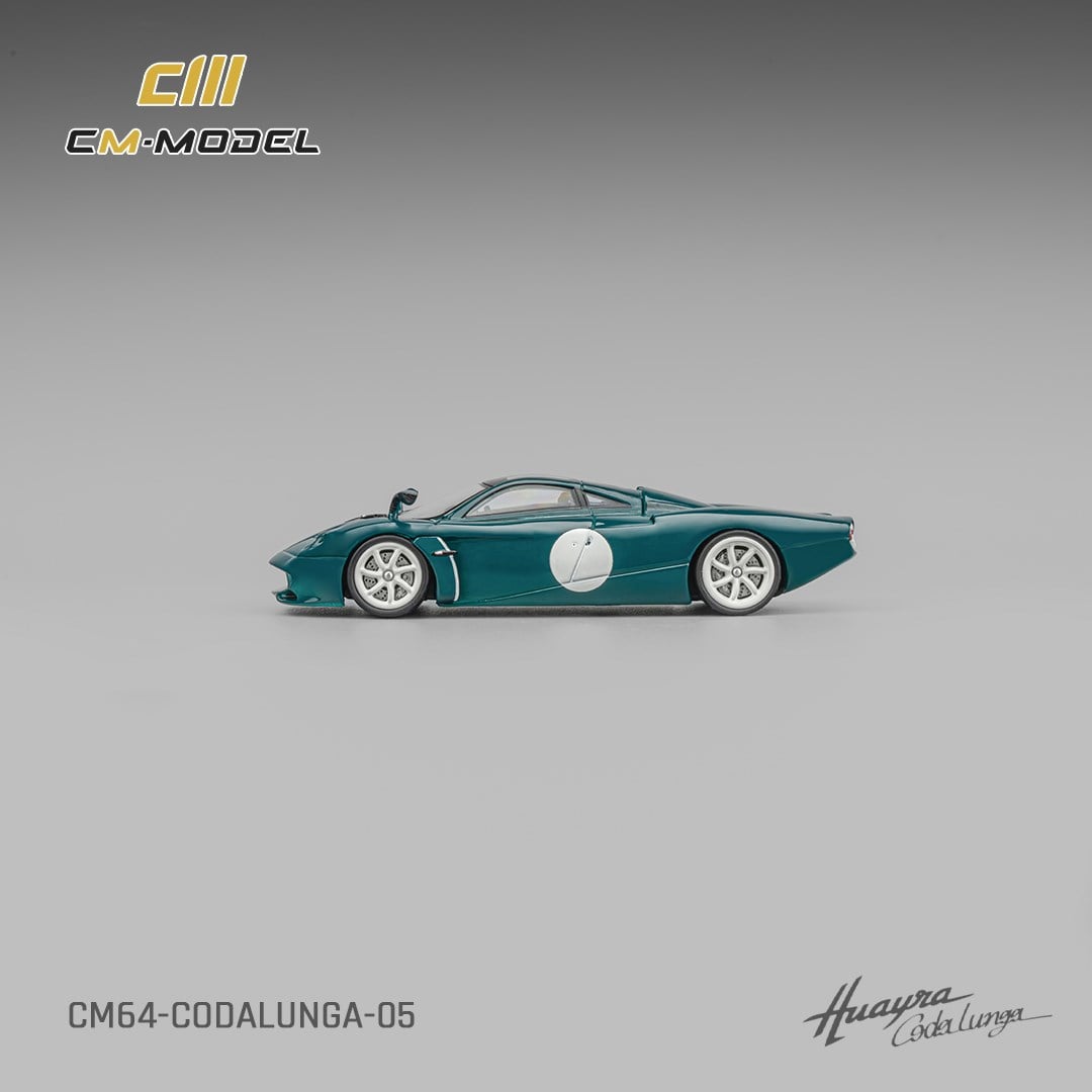 CM Model Pagani Huayra Codalunga Green White Dot