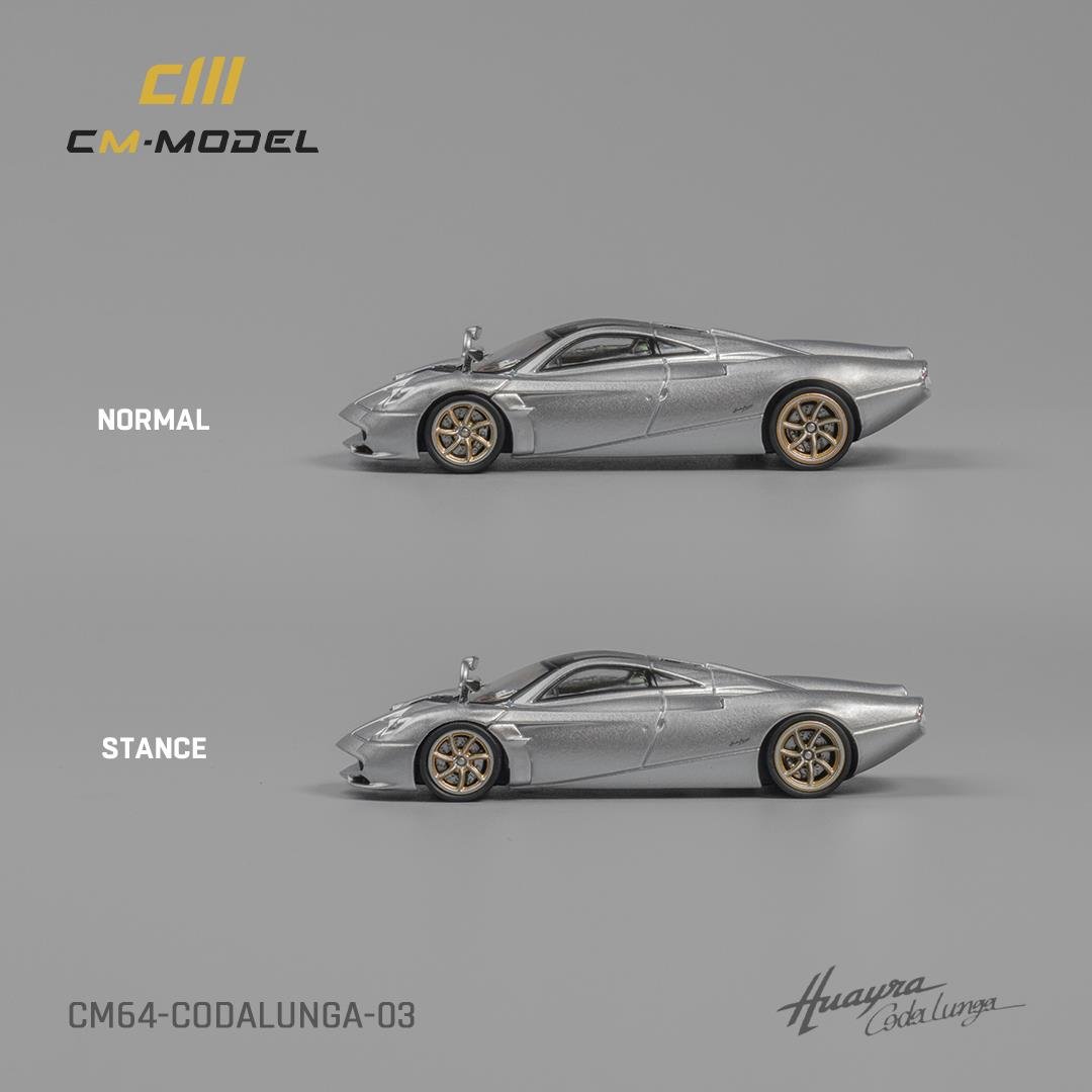 CM Model Pagani Huayra Codalunga Silver