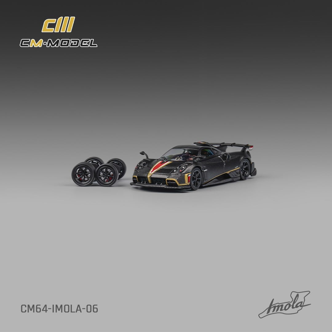 CM Model Pagani imola Carbon Gold Stripe
