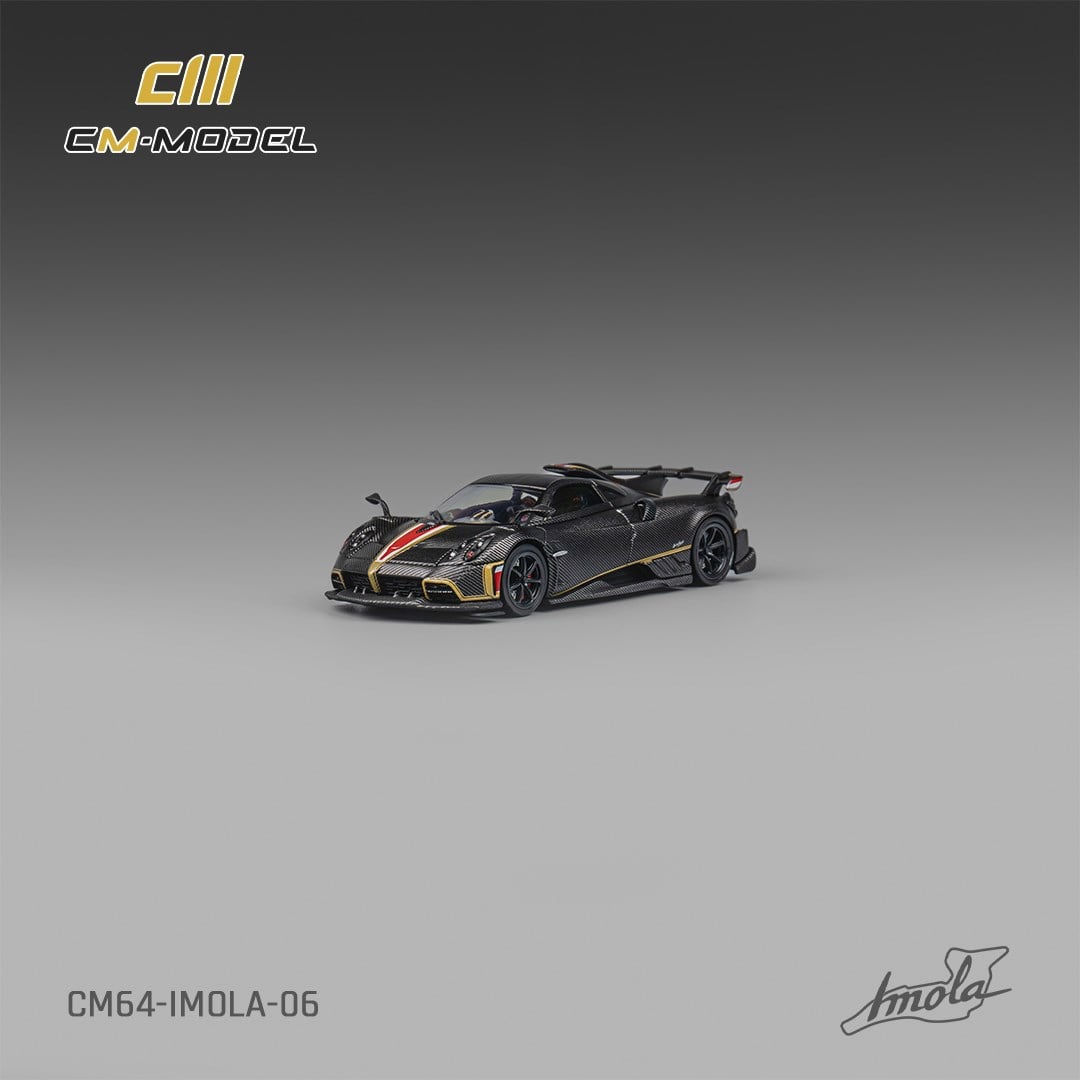 CM Model Pagani imola Carbon Gold Stripe