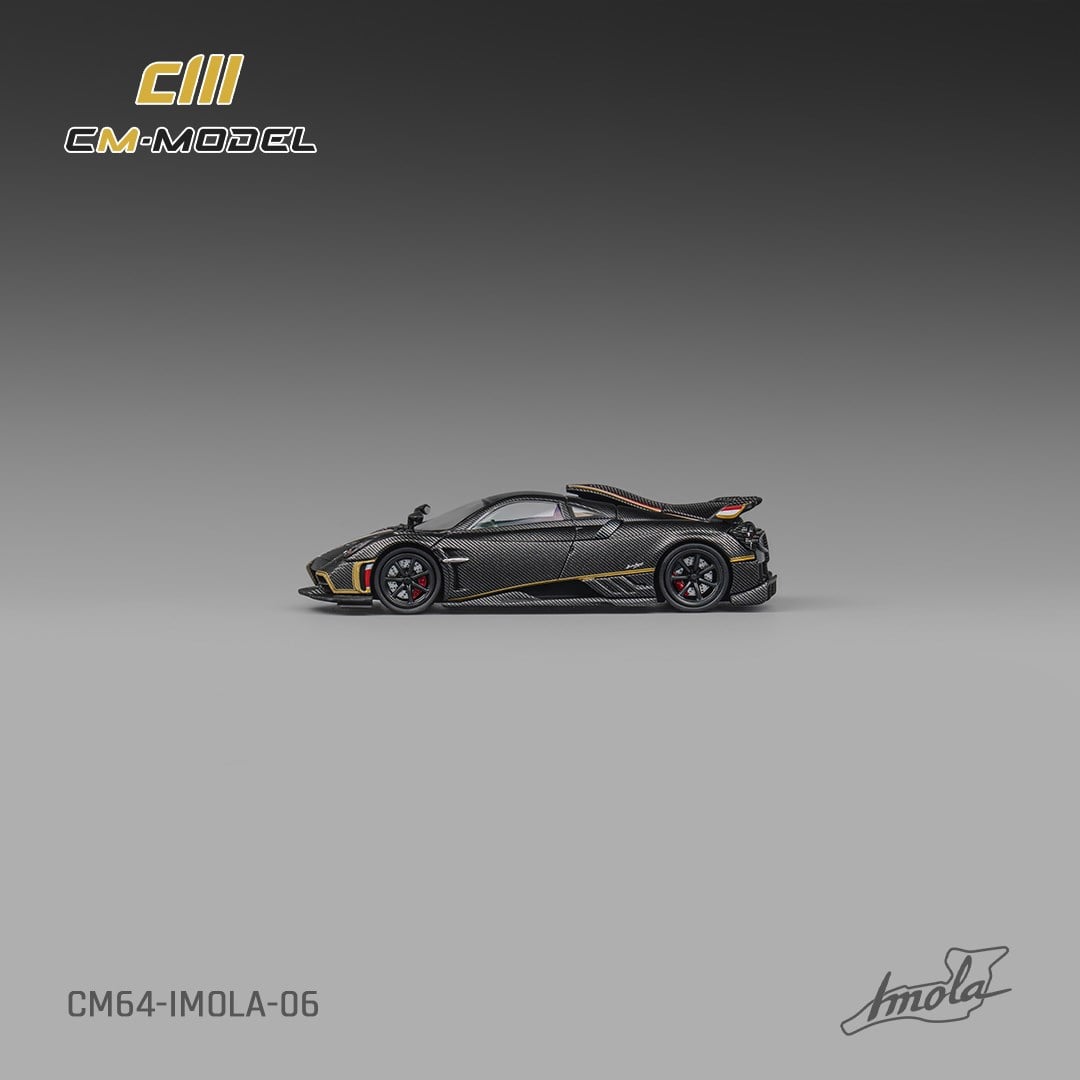 CM Model Pagani imola Carbon Gold Stripe