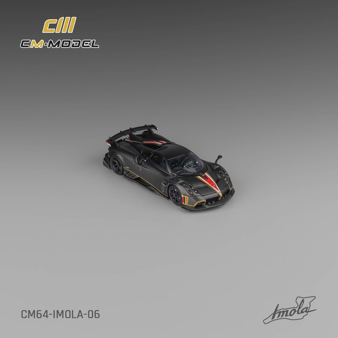 CM Model Pagani imola Carbon Gold Stripe
