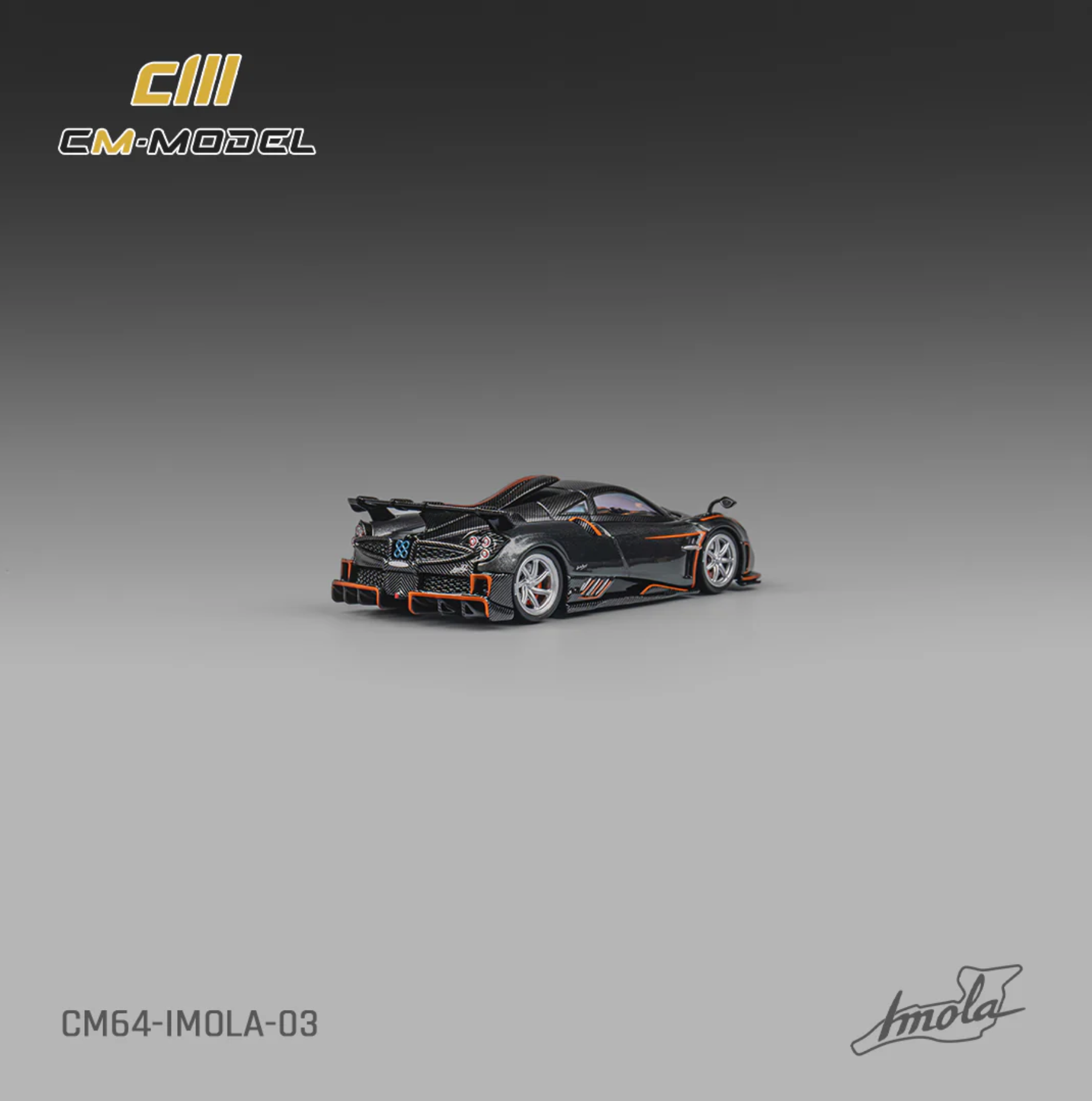 CM Model Pagani imola dark with stripes