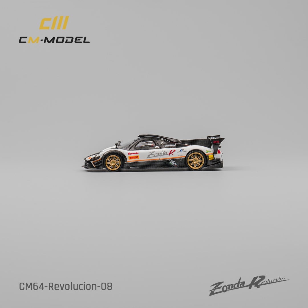 CM Model Pagani Zonda Revolucion White