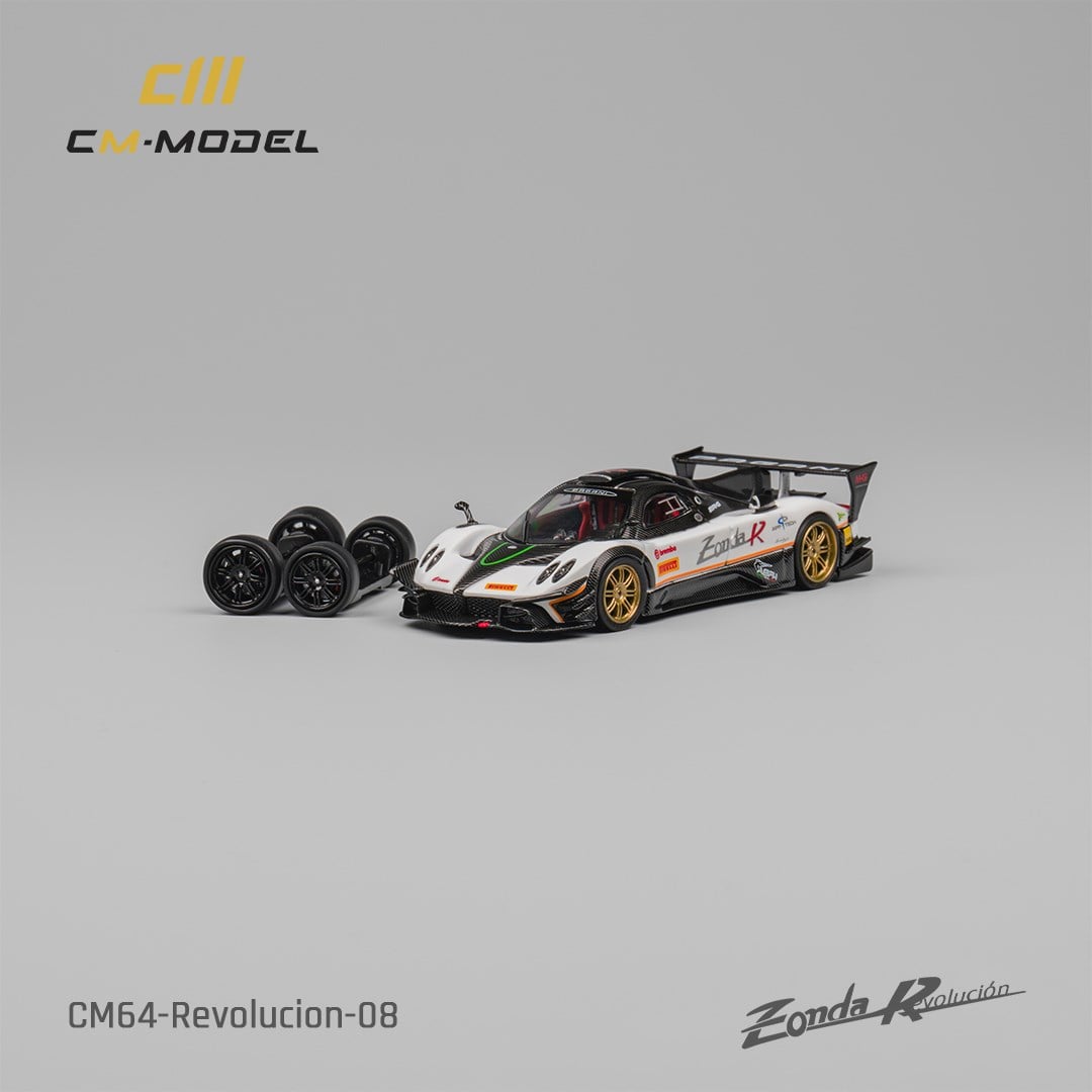 CM Model Pagani Zonda Revolucion White