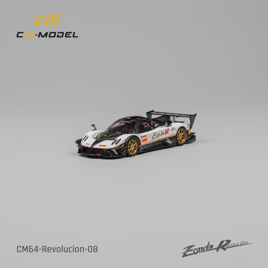 CM Model Pagani Zonda Revolucion White