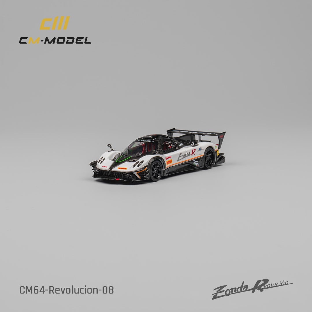 CM Model Pagani Zonda Revolucion White