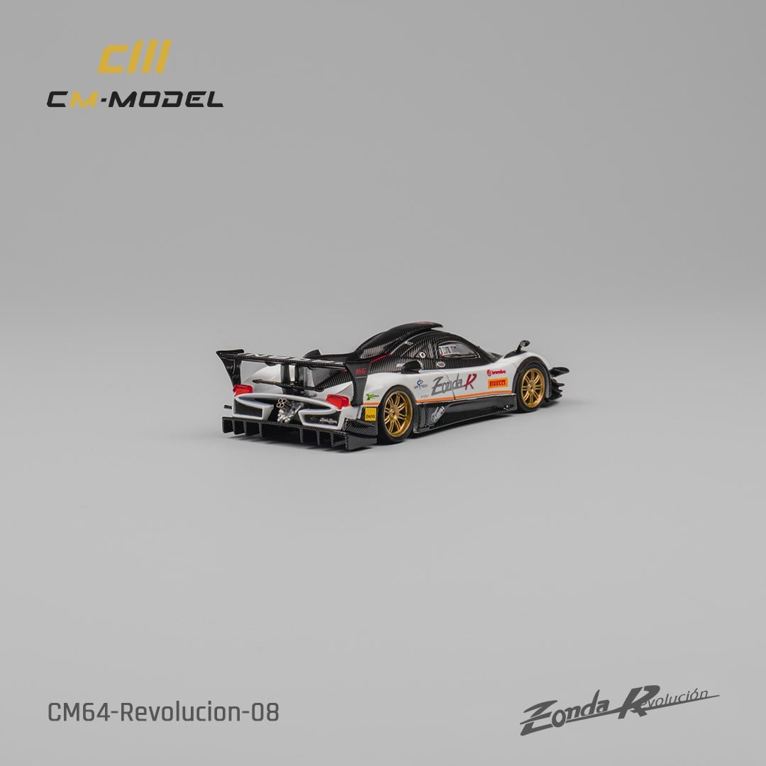 CM Model Pagani Zonda Revolucion White