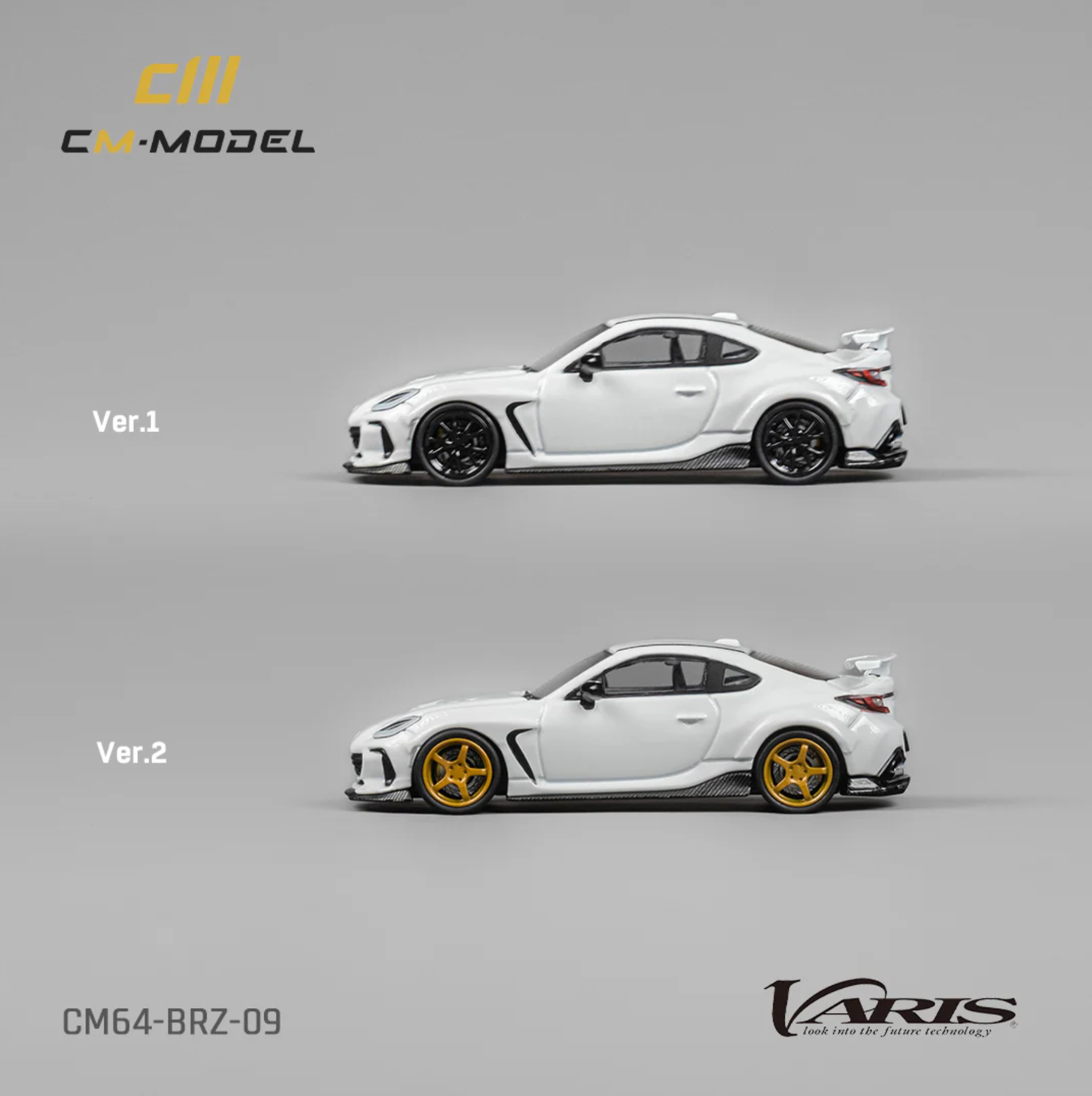CM Model Subaru BRZ Arising-1 Varis White
