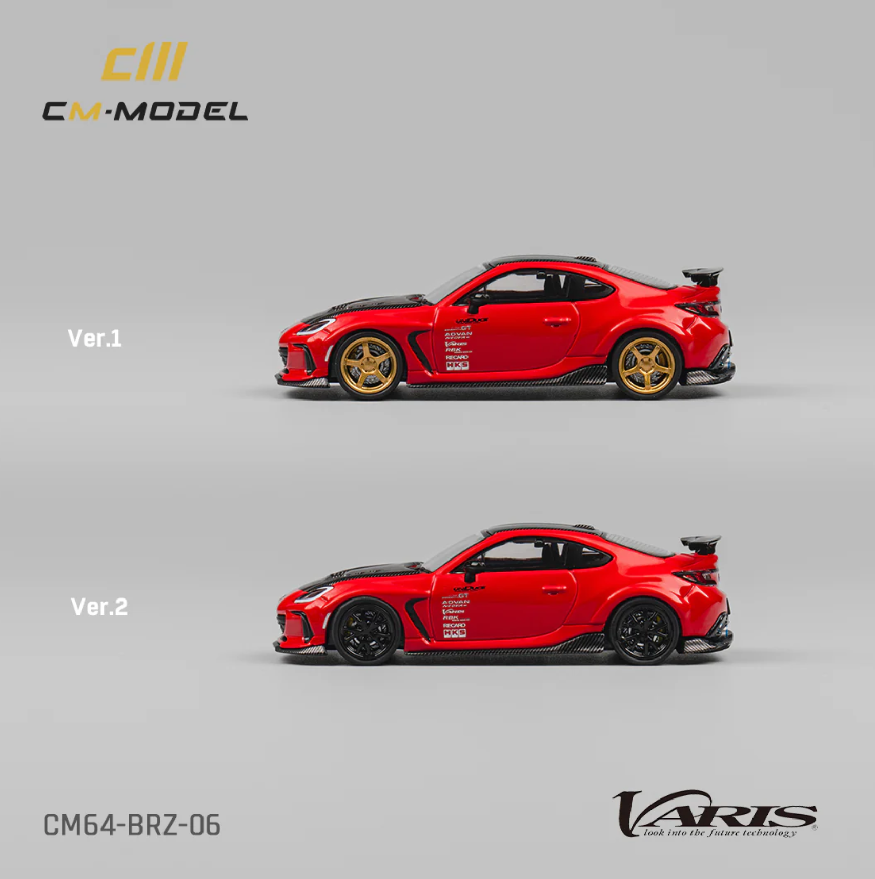CM Model Subaru BRZ Varis Arisign-1 Red