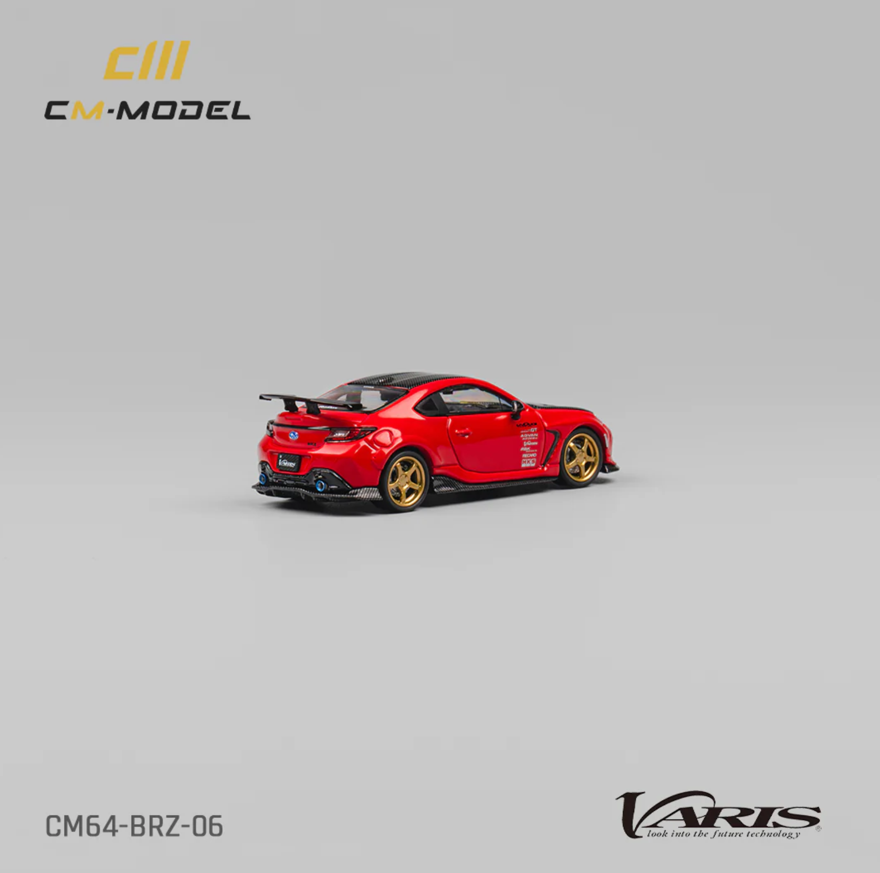 CM Model Subaru BRZ Varis Arisign-1 Red