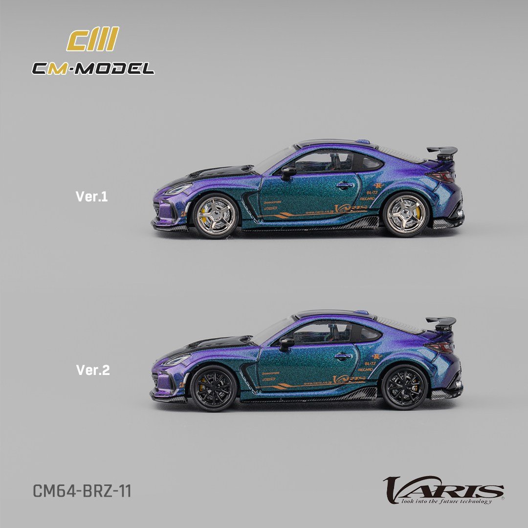 CM Model Subaru BRZ Varis Purple to Blue