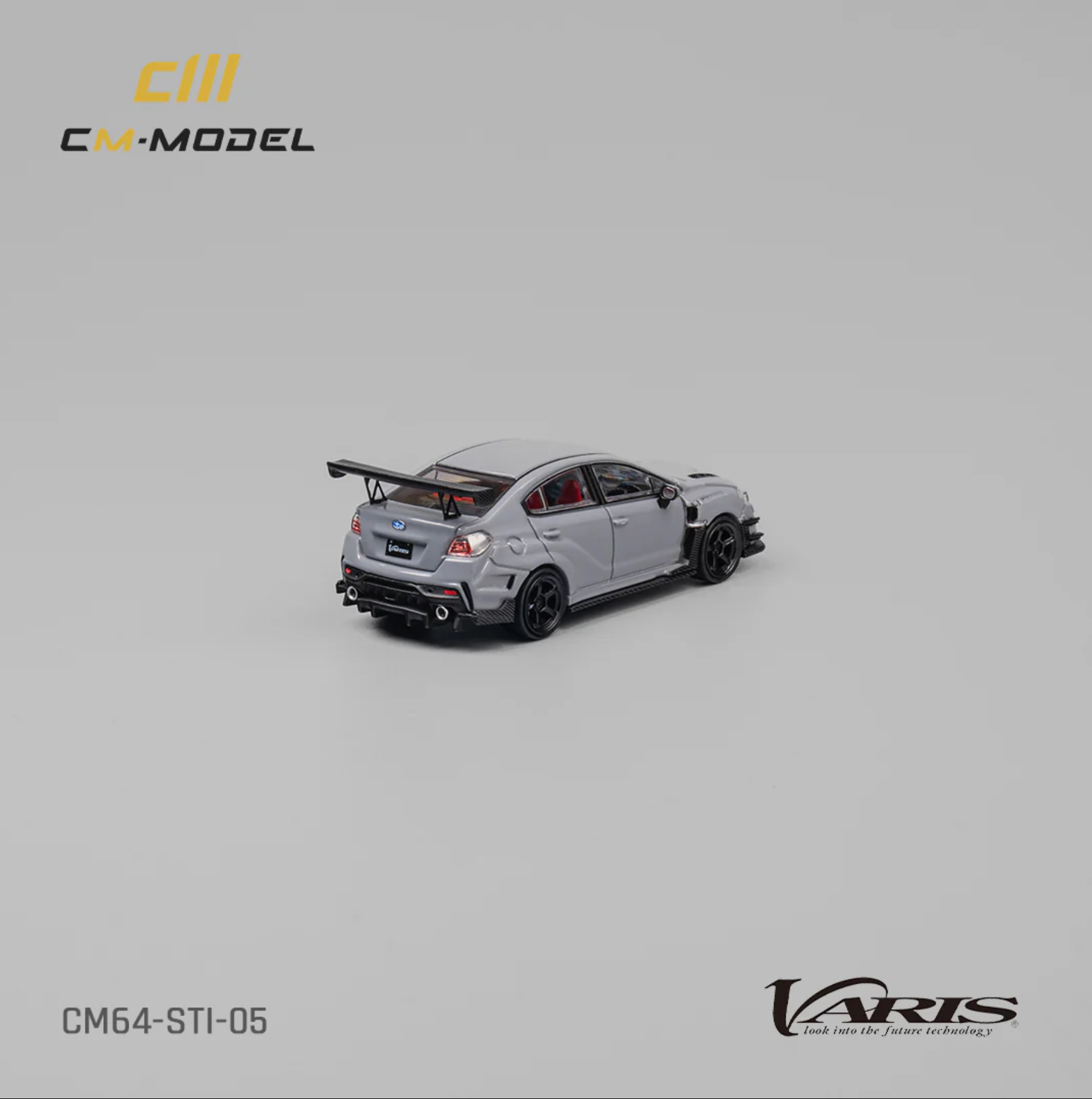 CM Model Subaru VAB WRX Sti S4 Wide Body Kit Gray S05