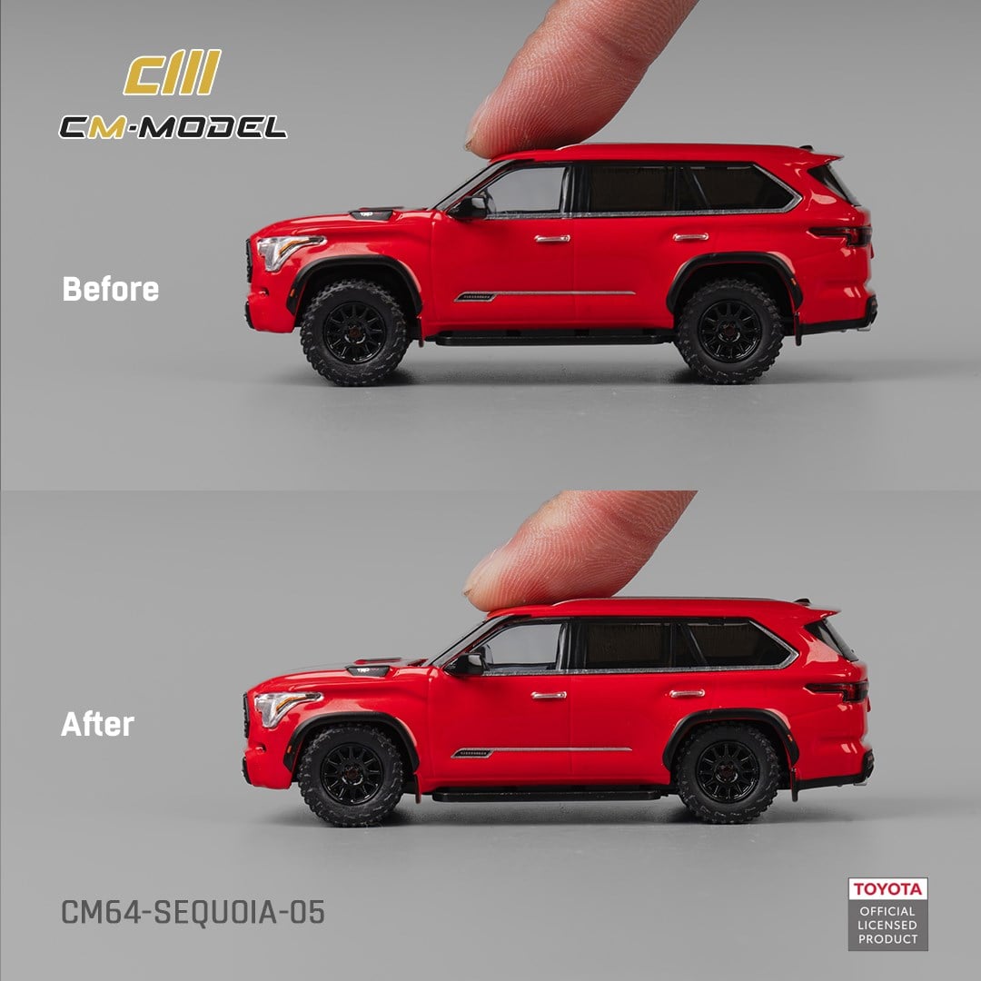 CM Model Toyota Sequoia Red